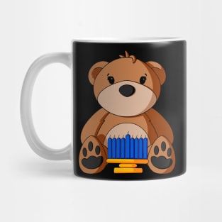 Hannakuh Teddy Bear Mug